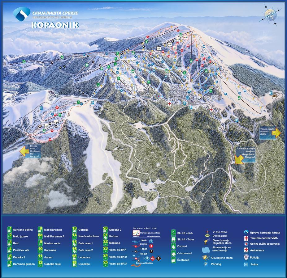 Milmari M18 Kopaonik Lejlighed Eksteriør billede